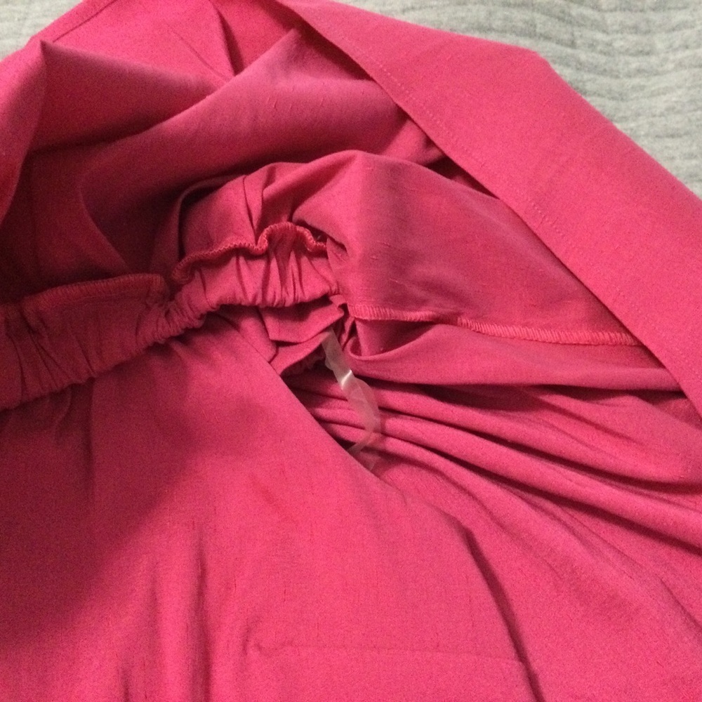 5Rue Pink Layered Off-Shoulder Blouse Size S - Picture 3 of 8